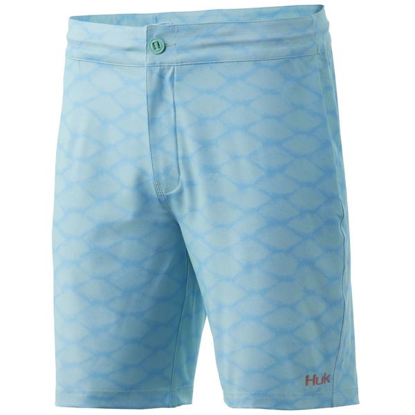 Huk Pursuit Scaled Dye Boardshort - Beach Glass - 28