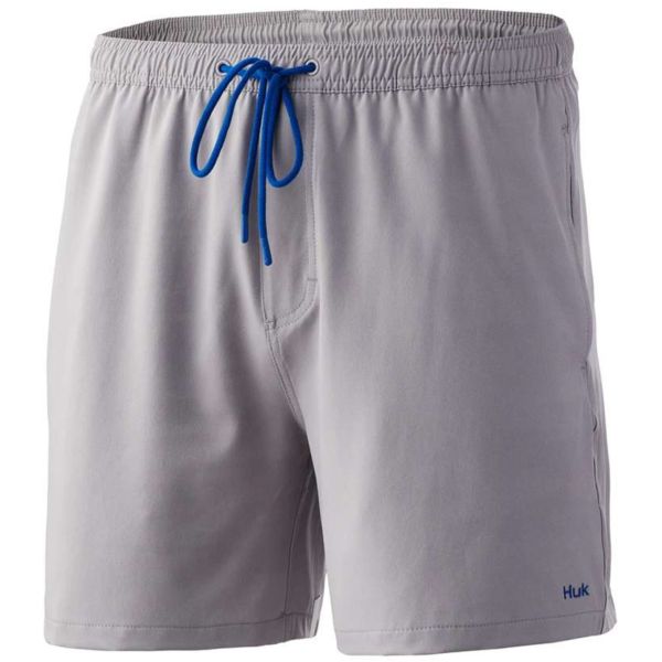 Huk Pursuit Volley Short - Overcast Grey - 3X-Large