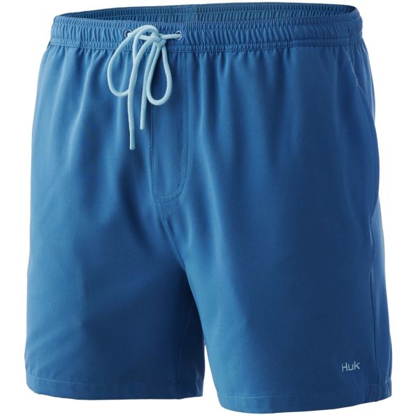 Huk Pursuit Volley Short - Titanium Blue - Large