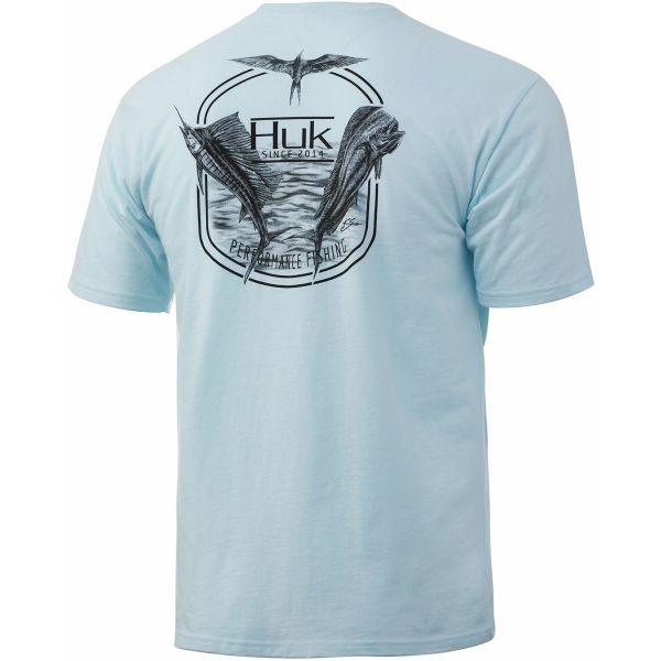 Huk Southern Feed Short Sleeve T-Shirt - Seafoam - 2XL