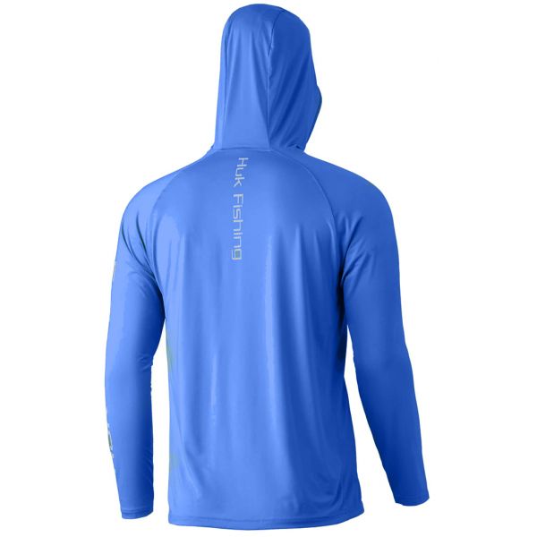 Huk Vented Pursuit Hoodie - Huk Blue - 3X-Large