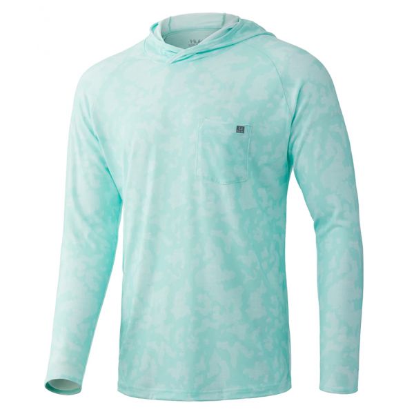 Huk Waypoint Running Lakes Hoodie - Beach Glass - 2X-Large