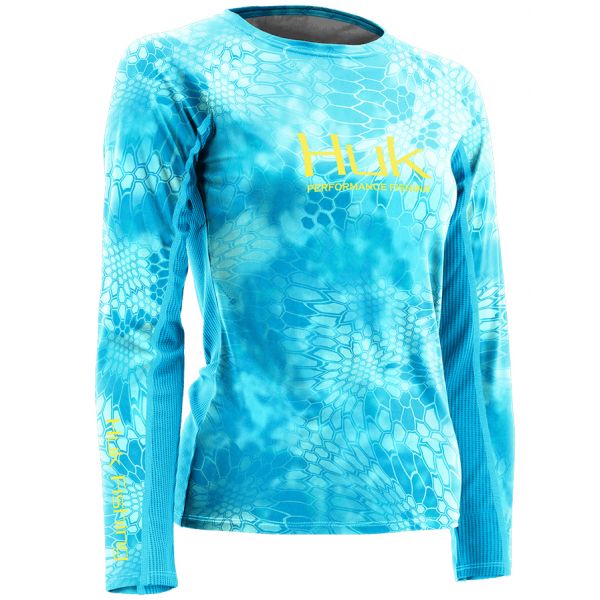 Huk Women's Kryptek Icon Long Sleeve Shirt - L