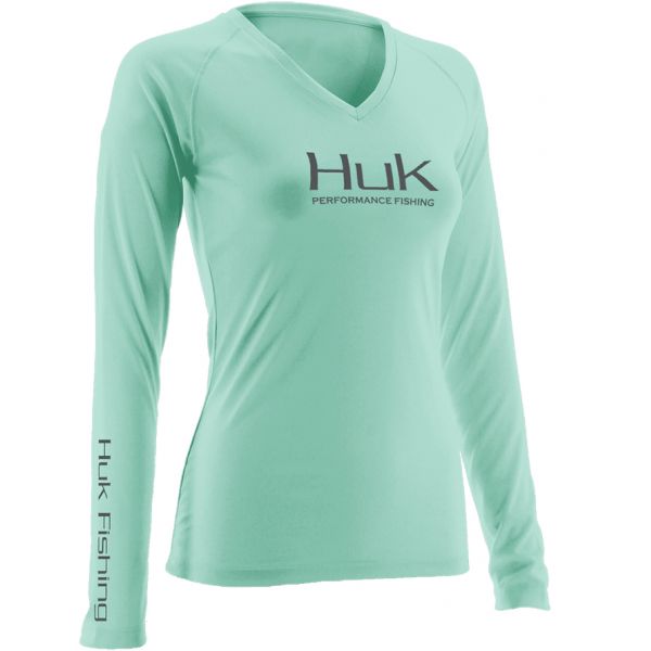 Huk Women's Performance Long Sleeve Shirt L