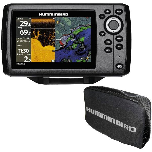 Humminbird HELIX 5 G2 - CHIRP DI GPS Combo w/ Free Cover