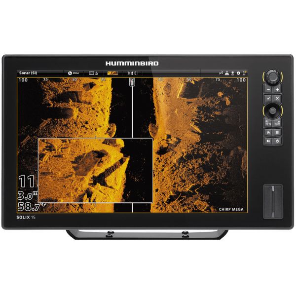 Humminbird 410420-1 SOLIX 15 CHIRP MEGA SI GPS Combo