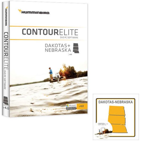 Humminbird 600014-2 Contour Elite - Dakotas/Nebraska - PC Software