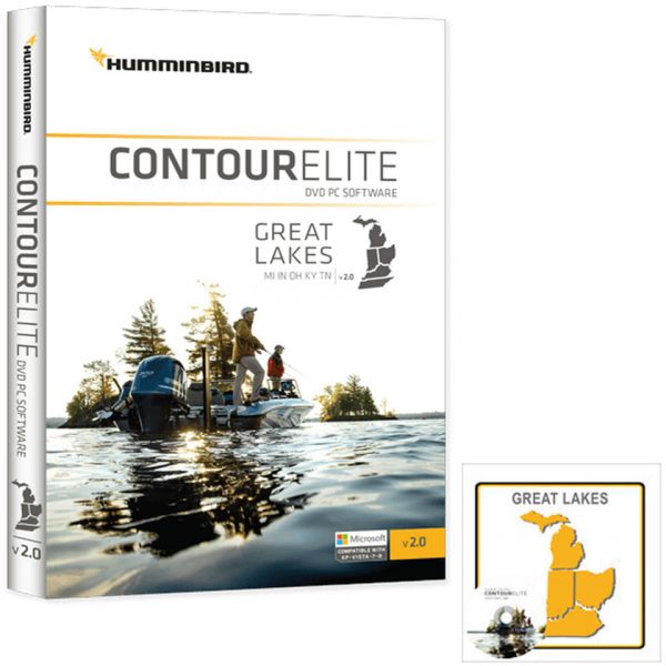 Humminbird 600016-2 Contour Elite - Great Lakes - PC Software