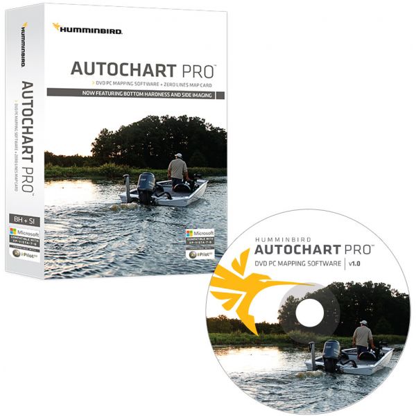 Humminbird 600032-1 AutoChart PRO DVD PC Mapping Software