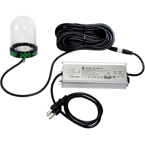 Hydro Glow LED Underwater Dock Light - 200W - 50' Cord - Green