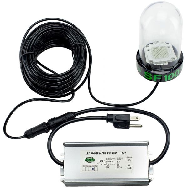 Hydro Glow Underwater Dock Light - Anchored To Bottom - 100W/120VAC