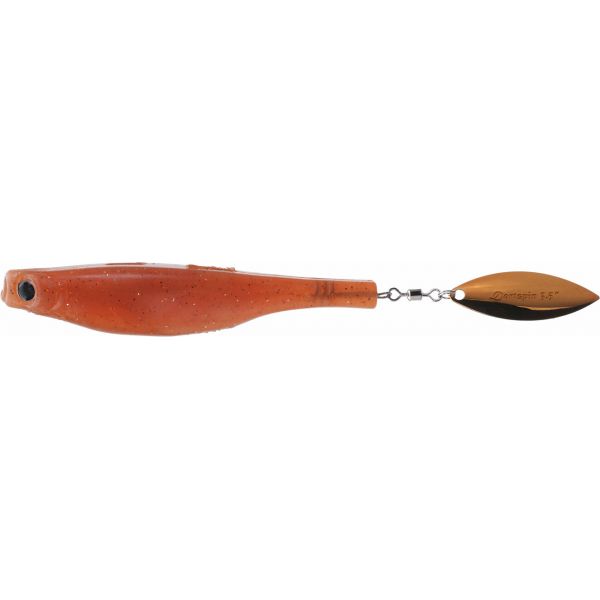 Hyperlastic Dartspin Lure - 3.5 in. - New Penny Copper