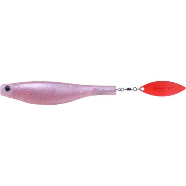 Hyperlastic Dartspin Lure - 3.5 in. - UV Pink Red