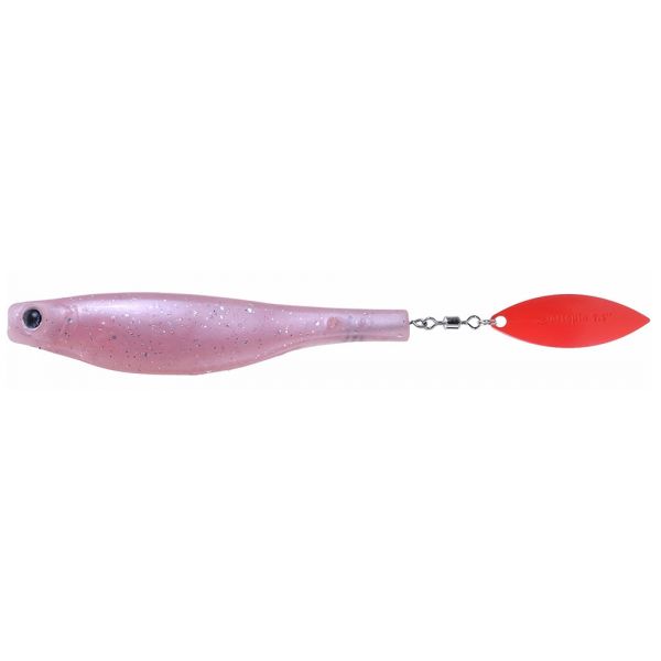 Hyperlastics Dartspin Lure - 4.5in - UV Pink/Red