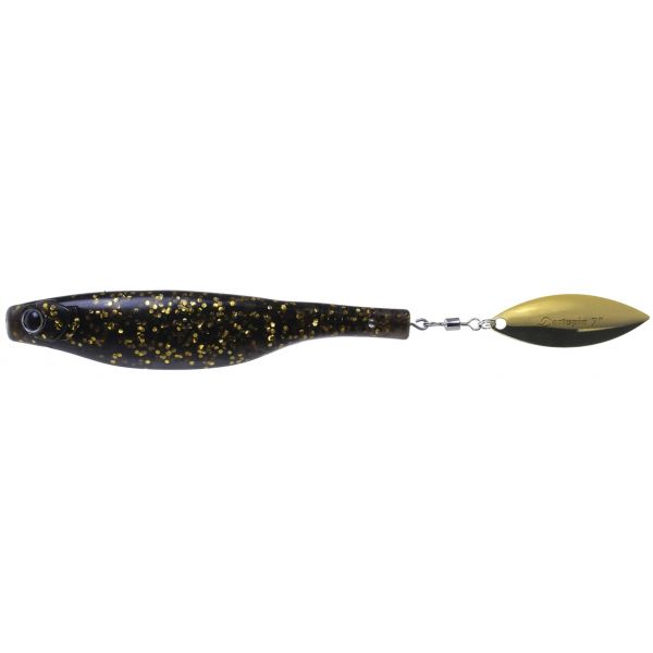 Hyperlastics Dartspin Lure - 7in - Wild Shiner/Gold