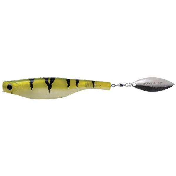 Hyperlastics Dartspin Pro 3.5in Unrigged - Striped Green/Silver