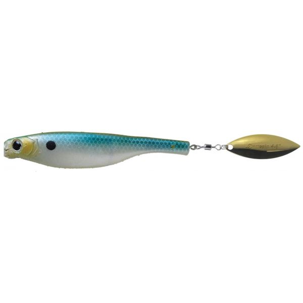 Hyperlastics Dartspin Pro 3.5in Unrigged - See-Through Greenback/Gold