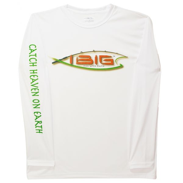 iBig Performance Long Sleeve Shirt - White - 2X-Large