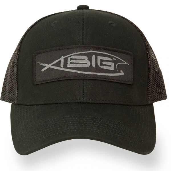 iBig Pro Style Trucker Hat with Patch - Black