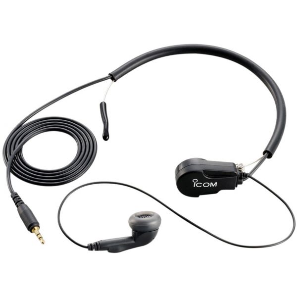 Icom HS97 Earphone w/ Throat Mic Headset f/ M72 M88 & GM1600