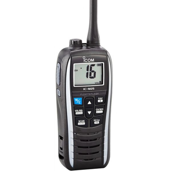 Icom M25 41 Float and Flash VHF Radio - Pearl White