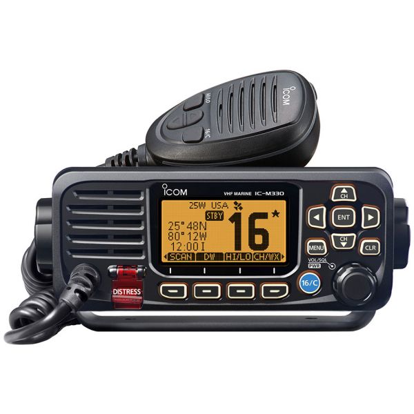 Icom M330 Compact VHF Radio - Black