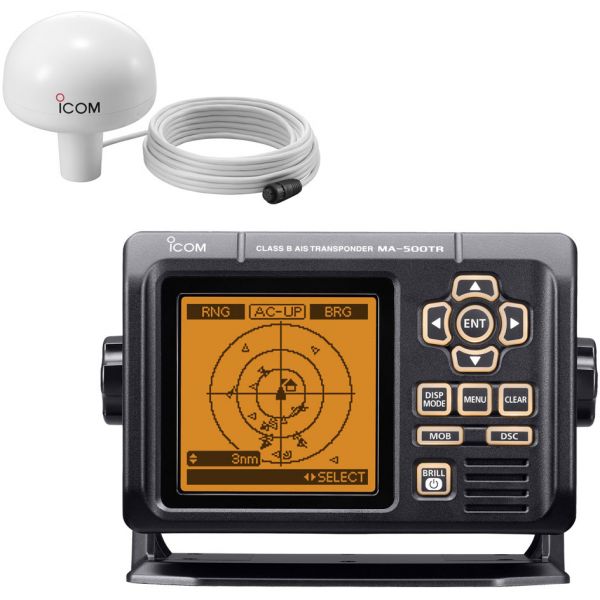 Icom MA-500TR AIS Transponder with MX-G5000 GPS Receiver Class B