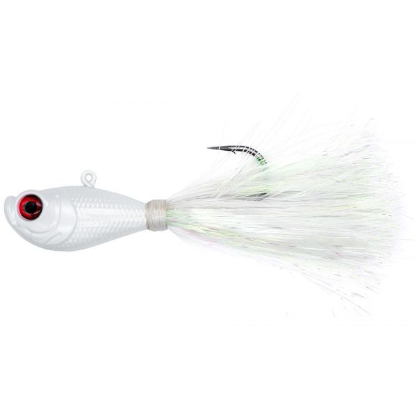 Intent Tackle Mylar Series Bucktail - 1oz - White