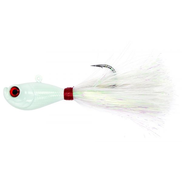 Intent Tackle Mylar Series Bucktail - 1/4oz - Glow