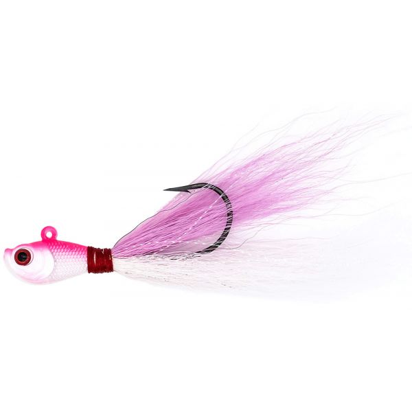 Intent Tackle Pro Series Bucktail - 1oz - White/Pink