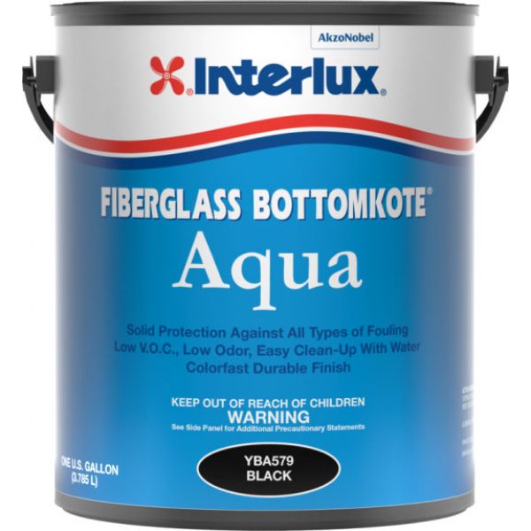 Interlux Fiberglass Bottomkote Aqua ? Waterbased - Black