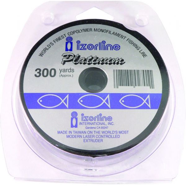 Izorline 005026 Platinum Co-Polymer Mono Line - 4lb - Green - 300yd Spool