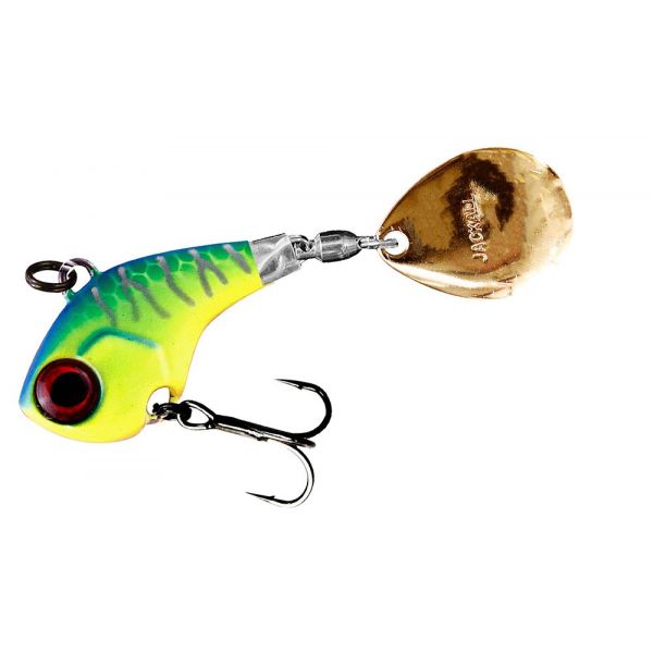 Jackall Deracoup Tail Spin Jig - 1/2oz - Blueback Chartreuse