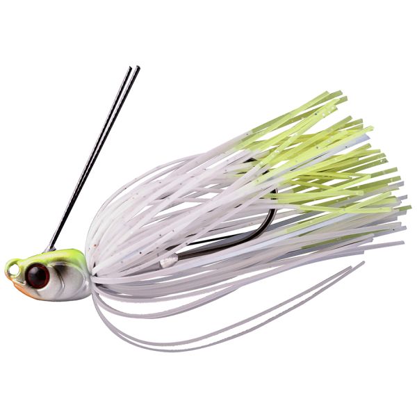 Jackall B Crawl Swim Jig - 1/4oz - Chartreuse Back Pearl