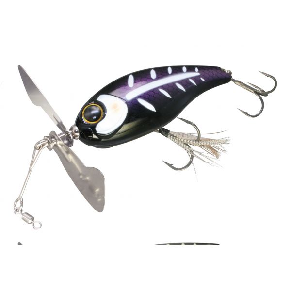 Jackall JCHOPC-BWB Chopcut Hard Bait - Black/White Bone