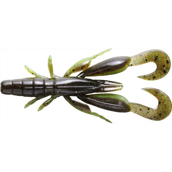 Jackall Chunk Craw - 4in - Green Pumpkin Chartreuse