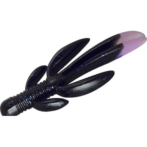 Jackall Darts Hog - 3.5in - Black Blue Flake Purple Tail