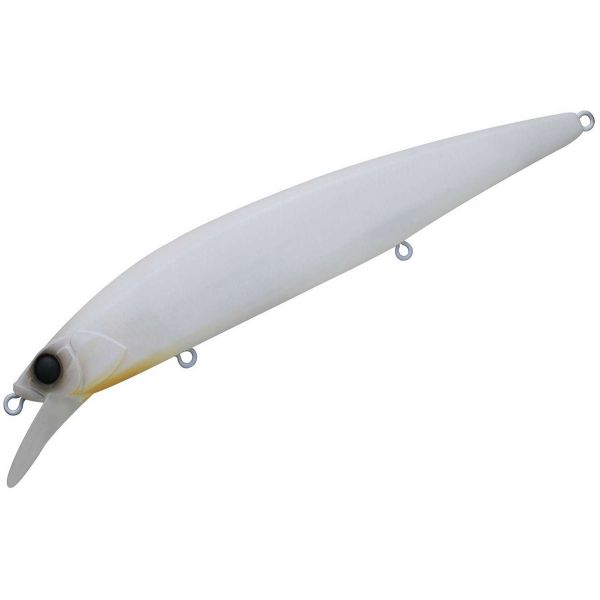 Jackall JRERA110-MPWH Rerange 110 Jerkbait - Matte Pearl White