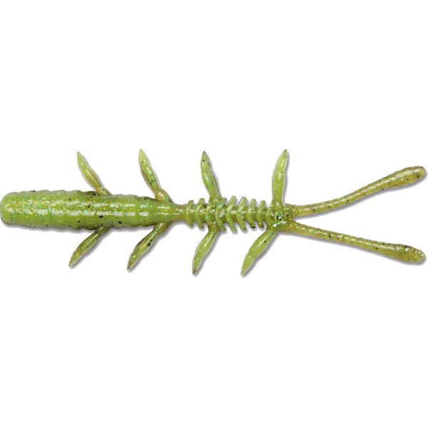 Jackall Scissor Comb - 3.8in - Green Pumpkin Chartreuse