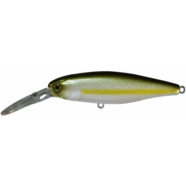 Jackall JSQRDD79 Jerkbait DD Squirrel Lure Chartreuse Striped Ayu