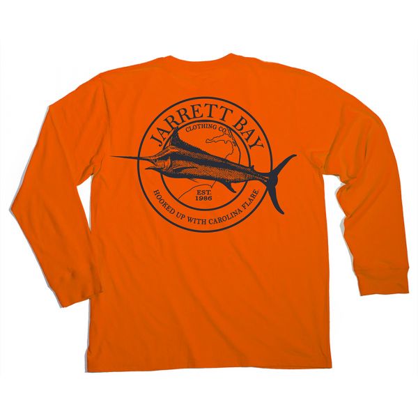 Jarrett Bay Marlin Harkers Island LS T-Shirt - 3XL