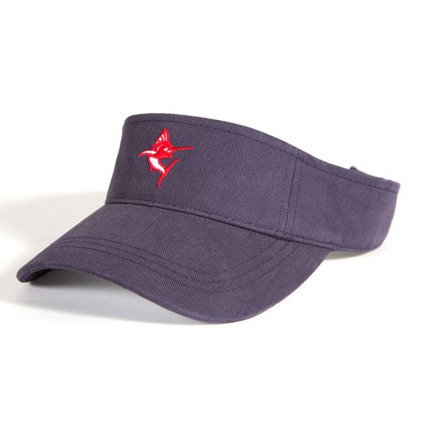 Jarrett Bay Washed Twill Sport Visor - Navy