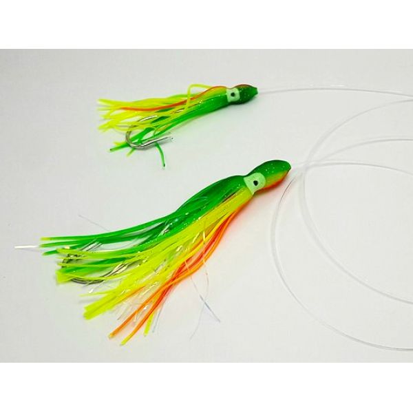 JAW Lures Mahi-Mahi Slayer - Chartreuse/Orange/Green Belly