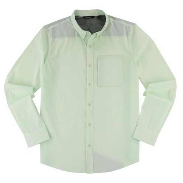 JB Langley Blackwell Long Sleeve Button Down Shirt - Light Green - 2XL