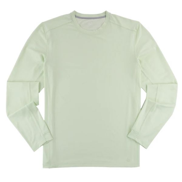 JB Langley Cove Long Sleeve Performance Shirt - Light Green - 3XL