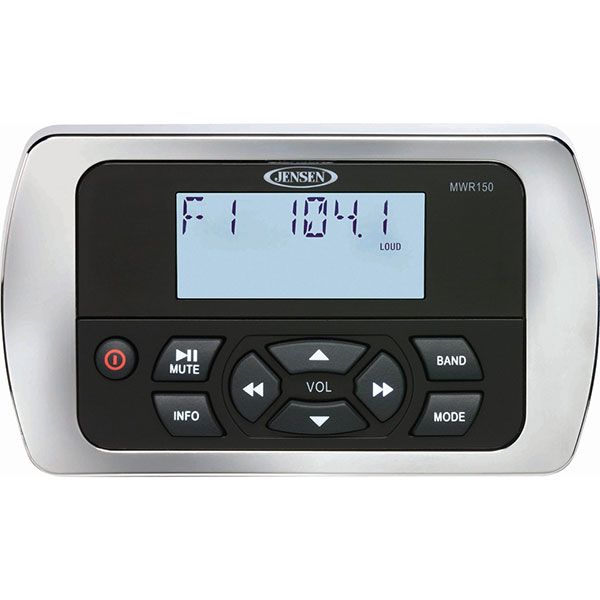 Jensen MWR150 Full Display Wired Marine Remote Control