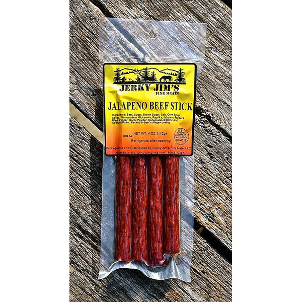 Jerky James Jalapeno Beef Stick - 4 oz.