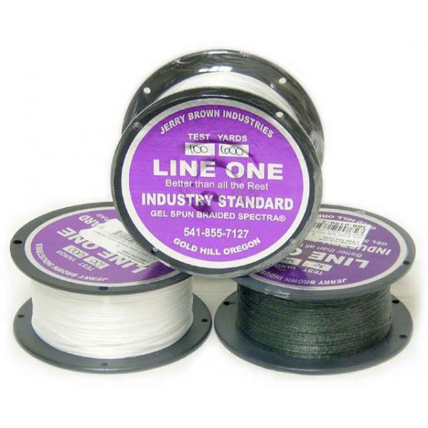 Jerry Brown Line One Non-Hollow Spectra Braid 1200yds 200lb Blue