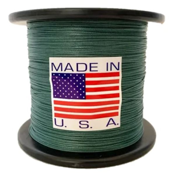 Jerry Brown Line One Non-Hollow Spectra Braided Line 300yds 40lb Green Jerry Brown Line One Non-Hollow Spectra Braided Line 300yds 40lb Green