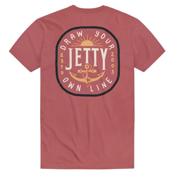 Jetty Admiralty T-Shirt - Salmon - Small